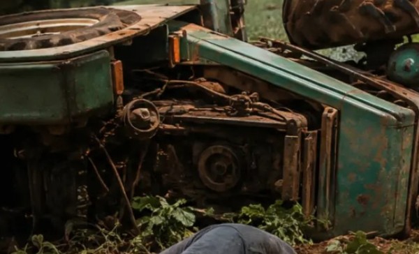 Trabalhador fica ferido após acidente com máquina agrícola