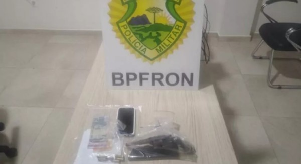 BPFRON apreende arma de fogo após adolescente ser baleada na cabeça