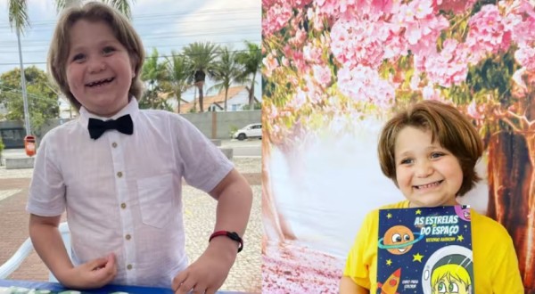 Menino autista brasileiro, autor de 3 livros, ganha prêmios internacionais