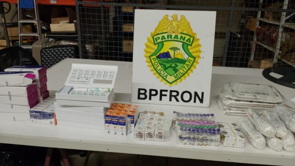 BPFRON apreende medicamentos para emagrecimento contrabandeados durante operação