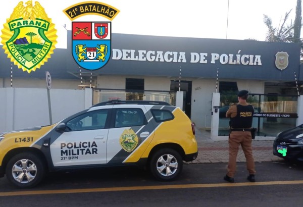Polícia Militar e Polícia Civil realiza mandado de prisão em Santo Antonio do Sudoeste