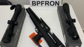 BPFRON apreende espingarda de pressão e lunetas