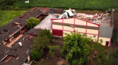 Tornado causa estragos em Jorge Lacerda e Linha Gleba União