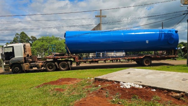 Nova caixa d’água no Distrito de Idamar garante melhor abastecimento e qualidade de vida
