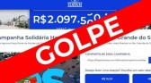 Criminosos se aproveitam da tragédia no RS para aplicar golpes usando imagem da Havan
