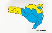 Novo mapa da Covid-19: SC tem mais áreas em nível moderado do que alto