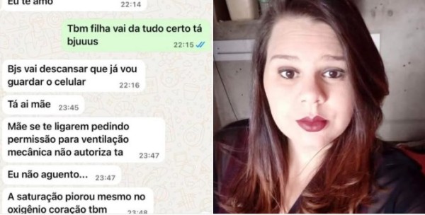 Mulher morre após denunciar falta de médicos e enviar mensagens de despedida à mãe