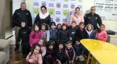 Crianças visitam Pelotão da Polícia Militar em Dia do Soldado