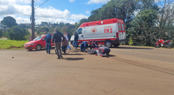 Motociclista fica ferido em local conhecido por diversos acidentes