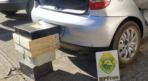 Fox e Kadett são apreendidos transportando vinhos oriundos da Argentina