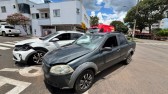 Colisão lateral entre carros mobiliza Corpo de Bombeiros e PM