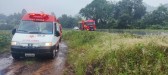 Saída de pista seguida de capotamento é registrado em Iraceminha