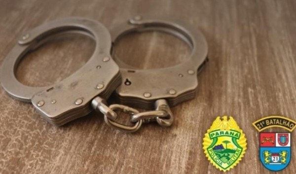 Polícia Militar prende foragido da Justiça de Santa Catarina