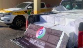 Caminhonete é parada no Oeste com 600 kg de camarão