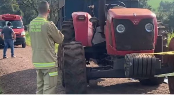 Criança de sete anos morre atropelada por trator conduzido pelo avô