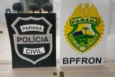 BPFRON e Polícia Civil apreendem apreendem droga durante cumprimento  de mandado de busca e apreensão em Santo Antônio do Sudoeste-PR