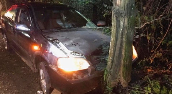 Motorista vai preso por embriaguez ao volante após acidente de trânsito