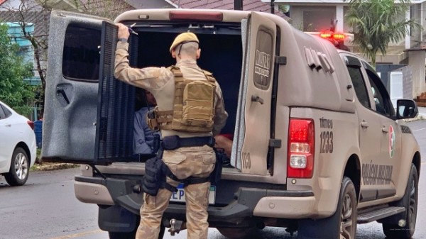 Homem é preso pela Polícia Militar por tentativa de homicídio em Descanso