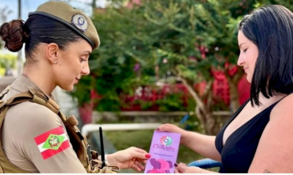 PMSC encerra Operação Mulher Segura com 1,2 mil visitas e 300 mandados cumpridos