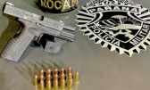 Homem é preso com pistola 9mm arma de uso restrito