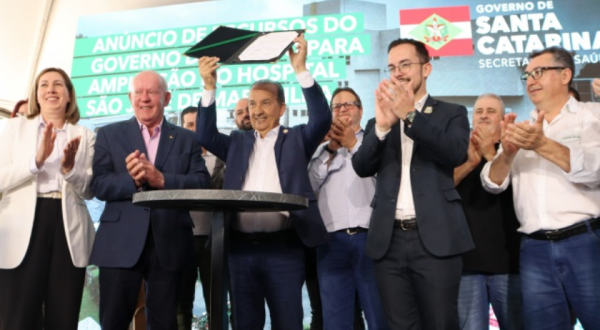 Governo de SC anuncia R$ 13,9 milhões para segunda etapa de ampliação do Hospital São José