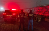 Polícia Federal apreende carreta com 20 toneladas de abóbora