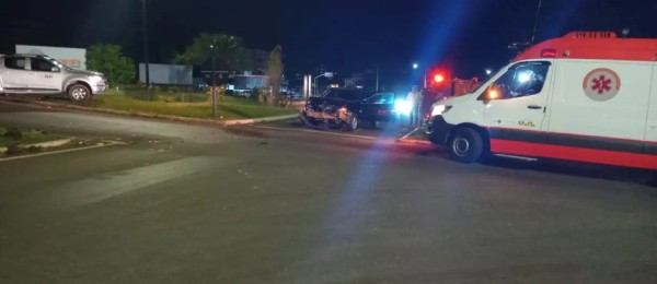 Acidente no trevo do Rondinha deixa duas mulheres feridas