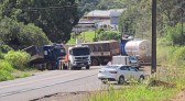 Caos na Serra do BNH: vídeo mostra carreta travada e trânsito bloqueado na BR-163