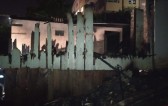 Incêndio destrói residência no Centro de Herval d’Oeste