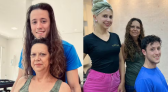 Filho deixa cabelo crescer por quatro anos para doar à mãe em tratamento contra câncer no PR
