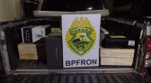 BPFron apreende veículo carregado com bebidas estrangeiras