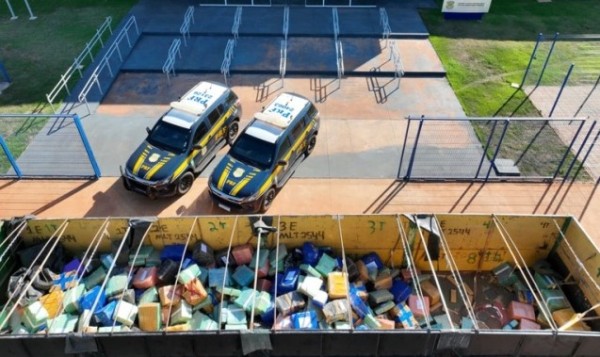 PRF realiza maior apreensão de maconha de 2026 no Brasil