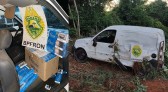 BPFRON apreende veículo carregado com cigarros