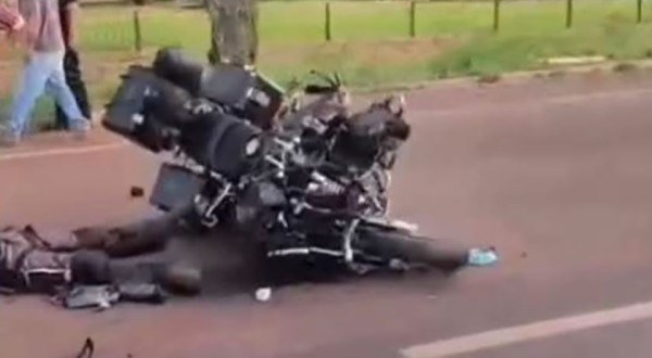 Casal morre após colisão entre caminhonete e motocicleta na BR-373