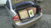 Automóvel é apreendido com 48 garrafas de vinhos descaminhados