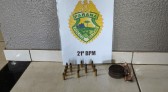 Dois homens foram presos com munições de arma de fogo e maconha no Bairro Alvorada
