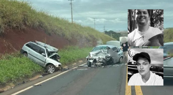 Colisão frontal deixa duas pessoas mortas no Norte do Paraná
