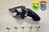 Polícia apreende revólver .357 durante abordagem a veículo
