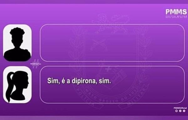 Mulher pede dipirona à polícia para denunciar violência doméstica em MS