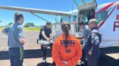 Bebê com problema cardiopulmonar é transferido de São Miguel do Oeste para Joinville pelo Arcanjo-04