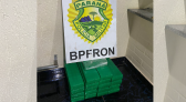 BPFRON apreende 18kg de maconha