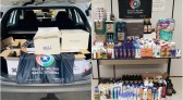PM apreende vinho, produtos de higiene e alimentos durante abordagens de veículos