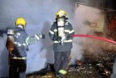 Incêndio destrói parcialmente residência no interior
