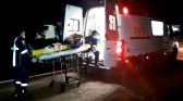Jovem sofre fratura exposta em colisão envolvendo carro e moto na rodovia Vitório Traiano