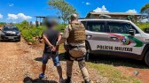Homem é preso após agredir companheira com foice e pedradas no interior