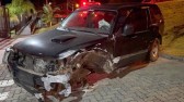 Colisão frontal entre dois veículos deixa feridos na PR-180