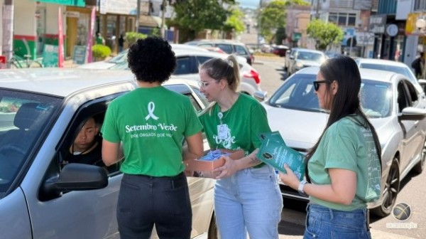 HRTGB e Clínica Renal realizam panfletagem em alusão ao Dia Nacional da Doação de Órgãos