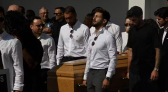 Parentes e jogadores se despedem de Diogo Jota e André Silva