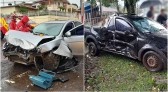 Homem fica ferido em colisão grave registrada no Bairro Luther King