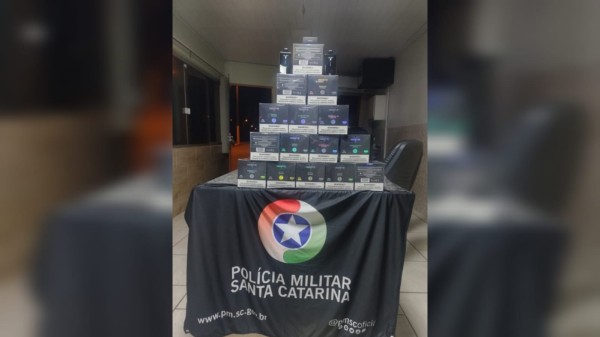 Polícia apreende cerca de 150 cigarros eletrônicos em Bom Jesus do Oeste